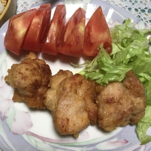 ジューシー！塩麹で鶏から揚げ